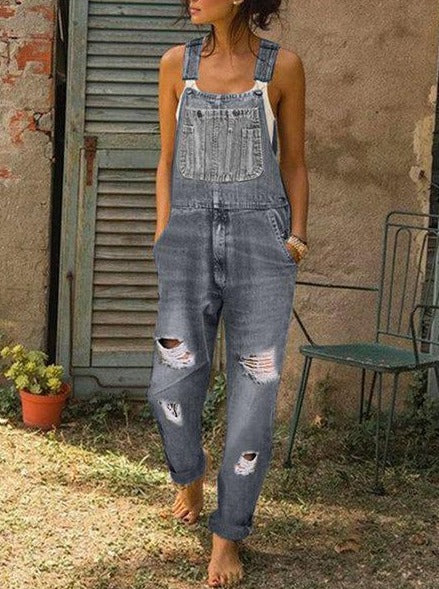 Women's Casual Can Look Sophisticated Too Denim Overalls - Mia Belle Girls