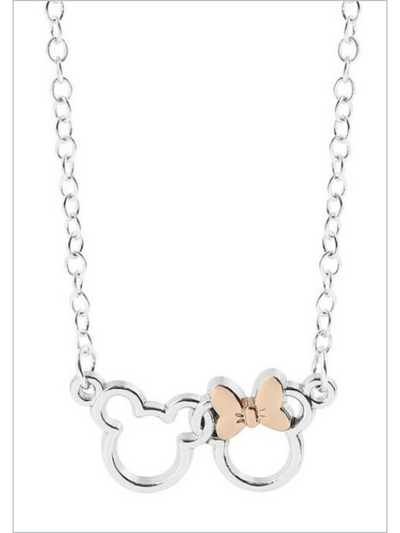 Mia Belle Girls Mouse Couple Necklace | Girls Accessories