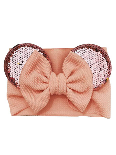 Baby Minnie Mousse Inspired Sequin Headband