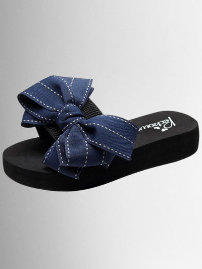 Girls Bow Flip Flops By Liv and Mia