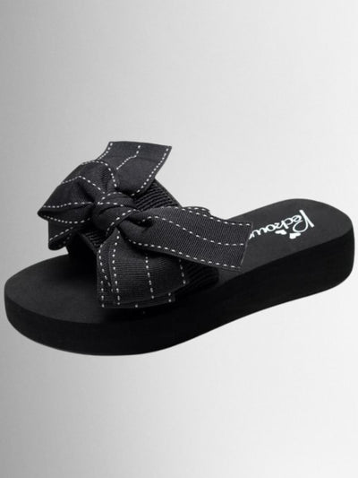 Girls Bow Flip Flops By Liv and Mia