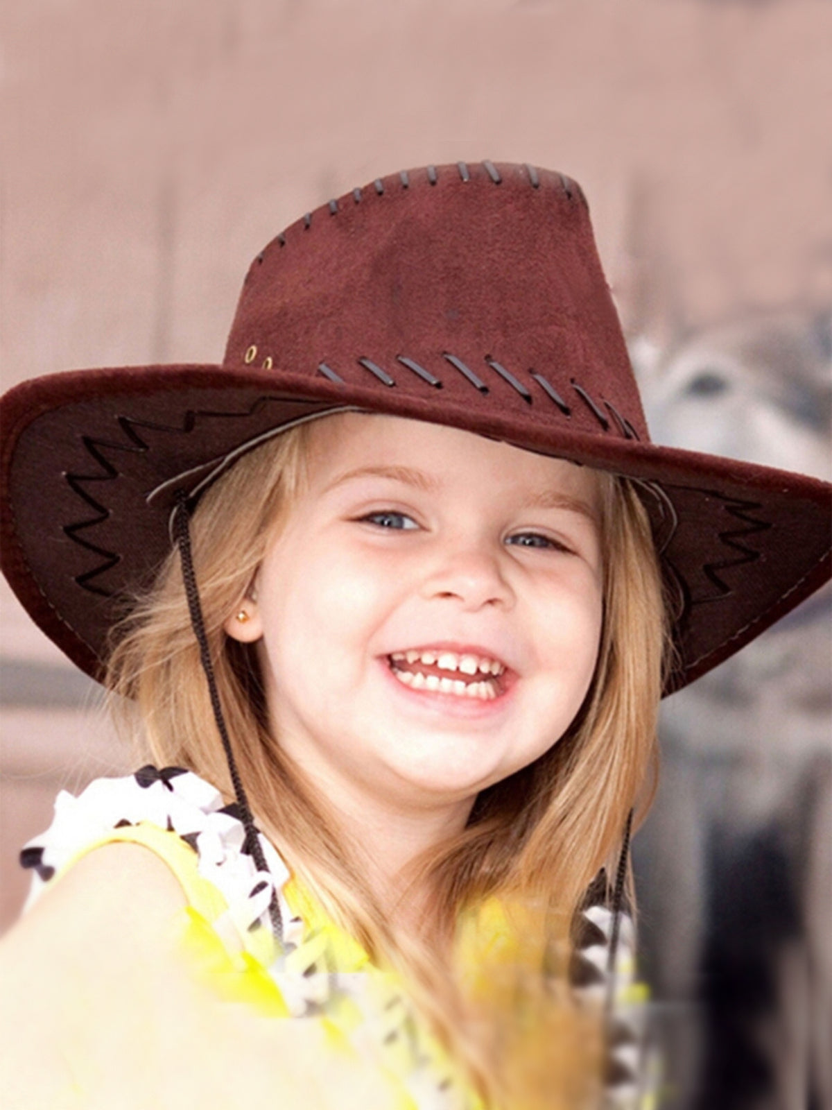 Kids Clothing Accessories | Little Girls Bonanza Cowboy Fashion Hat
