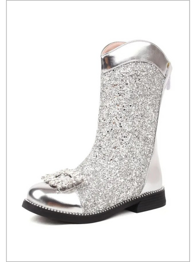 Mia Belle Girls Sequin Cowgirl Boots | Shoes By Liv & Mia