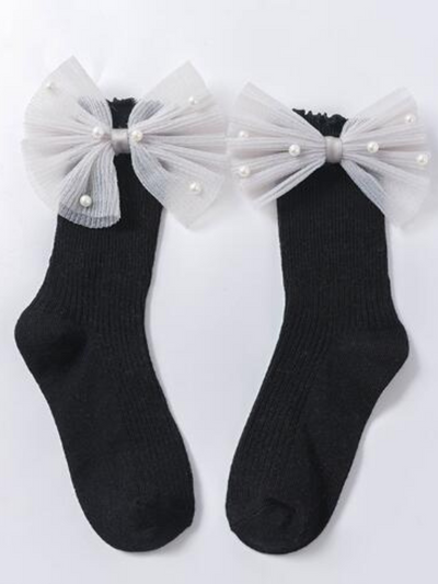 My Pearly Fashionista Socks With Bow