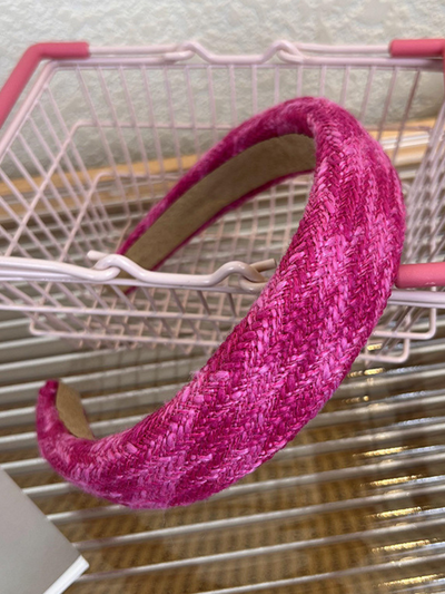 Mia Belle Girls Pink Padded Headband | Girls Accessories