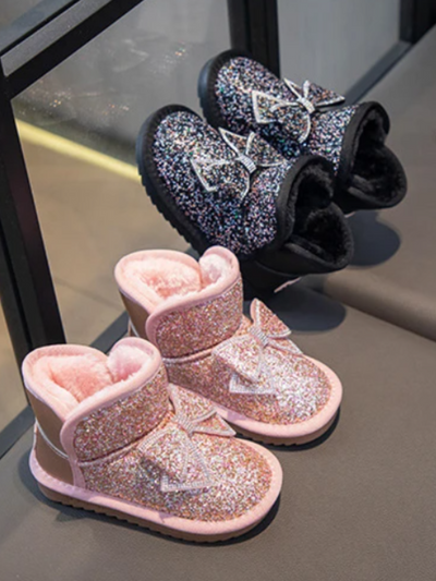 Mia Belle Girls Glitter Snow Boots | Shoes By Liv & Mia