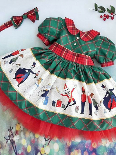 Baby The Nutcracker Holiday Print Dress