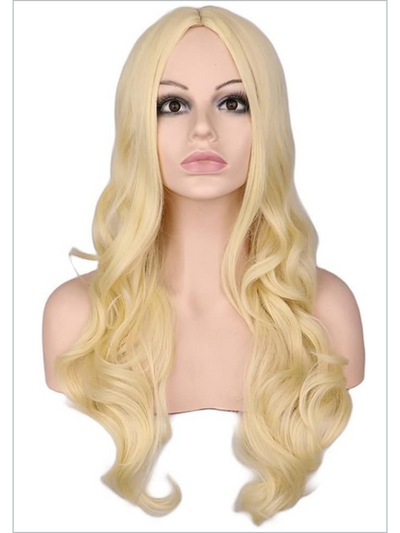 Mia Belle Girls Long Blonde Cosplay Wig | Halloween Accessories