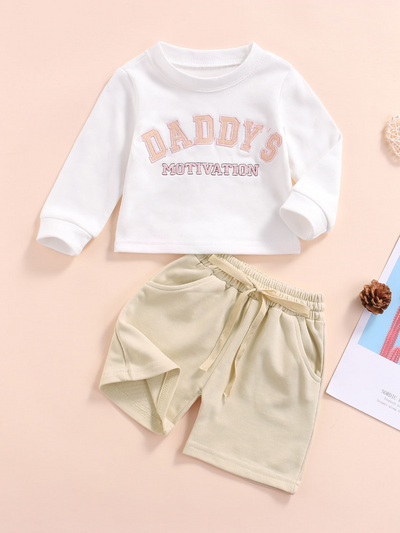 Toddler Clothing Sale | Mommy & Daddy's Motivation Jogger Shorts Set