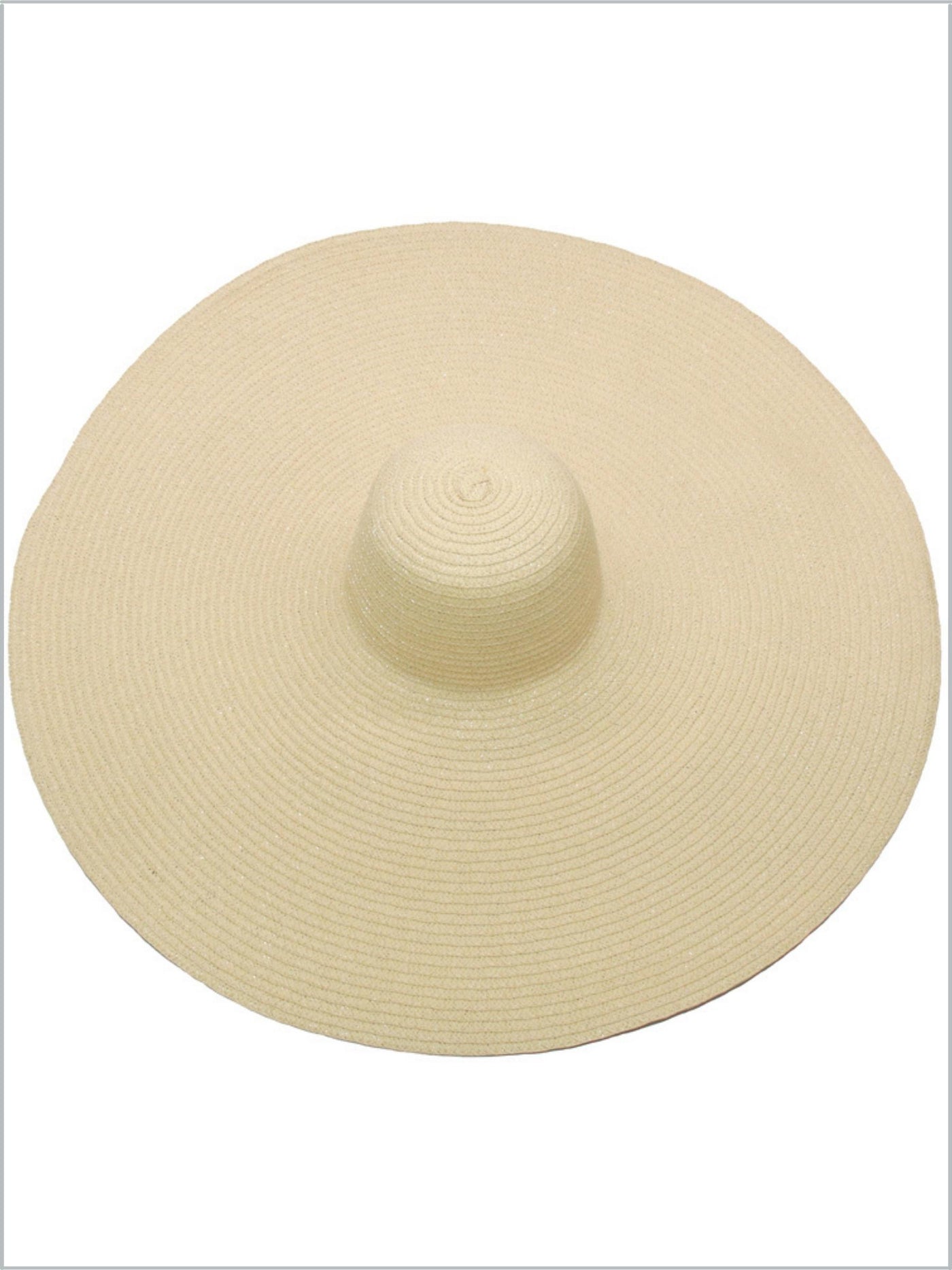 Women's Summer Colors Oversized Straw Hat