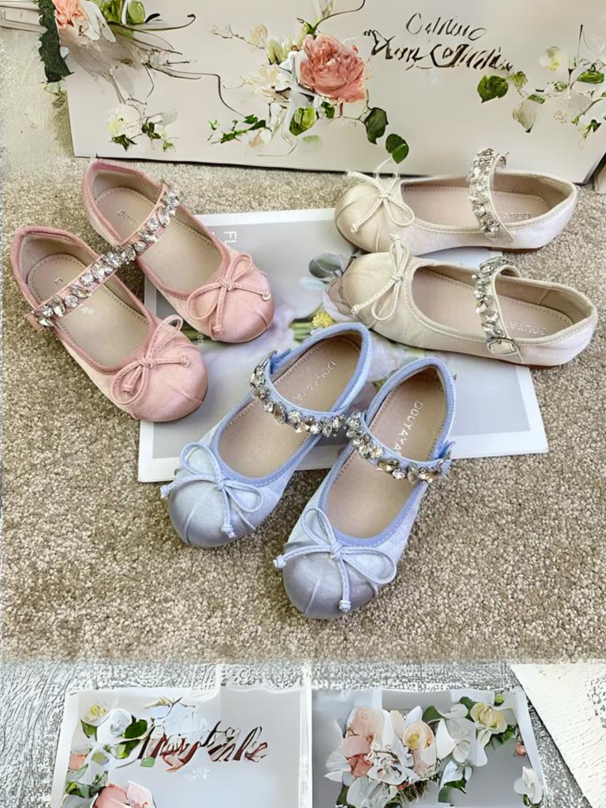 Mia Belle Girls Satin Mary Jane Shoes | Shoes By Liv & Mia