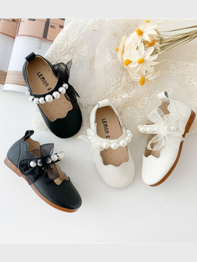 Mia Belle Girls Pearl Mary Jane Flats | Shoes by Liv and Mia