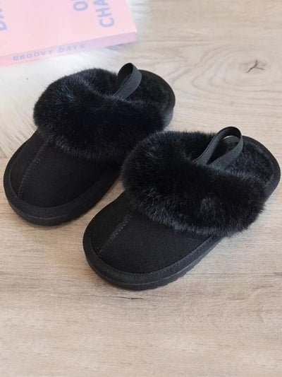 Lounge In Luxury Fur-Lined Slippers By Liv and Mia