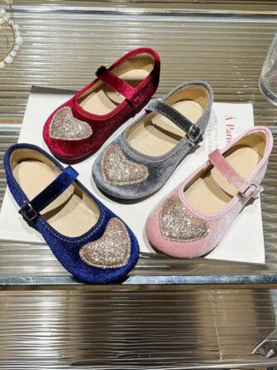 Mia Belle Girls Velvet Mary Jane Shoes | Shoes By Liv & Mia