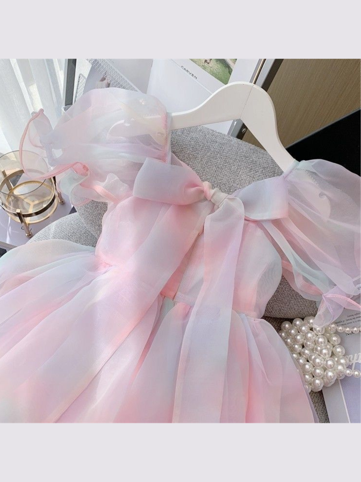 I Love Pastel Tulle Princess Dress