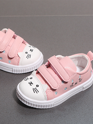 Shoes By Liv & Mia | Kitten Velcro Strap Sneakers - Mia Belle Girls