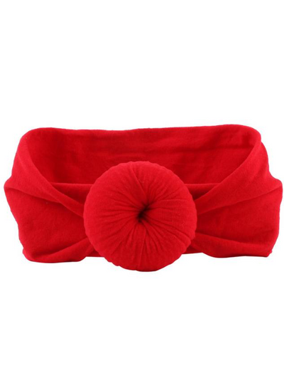 Baby Turban Headband red
