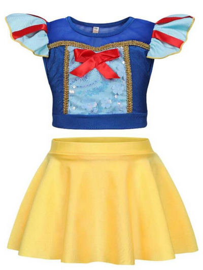 Mia Belle Girls Princess Sparkle Two Piece Swimsuit | Resort Wear