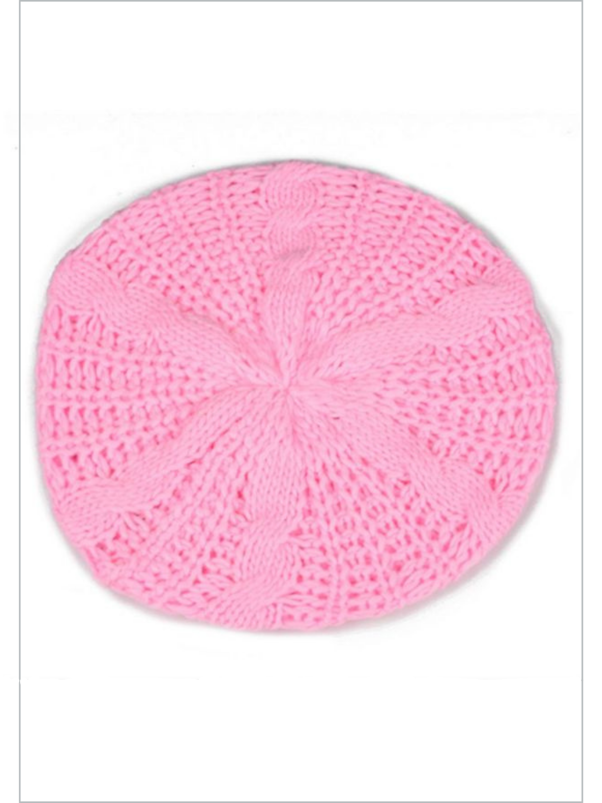 Mia Belle Girls Crochet Beret Hat | Girls Accessories