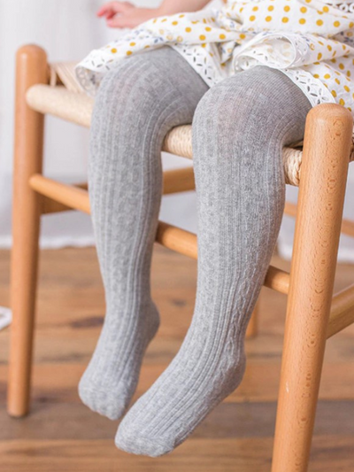 Mia Belle Girls Pattern Knit Tights | Girls Accessories