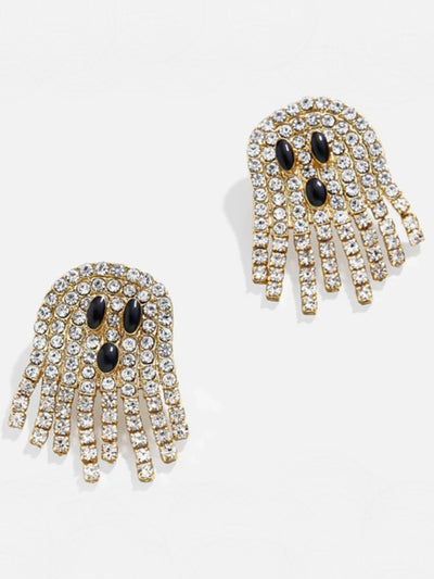 Mia Belle Girls Rhinestone Ghost Stud Earrings | Girls Accessories