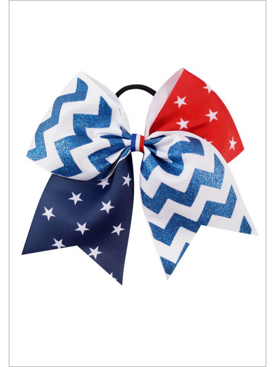 Stars And Stripes Twin Hair Bows