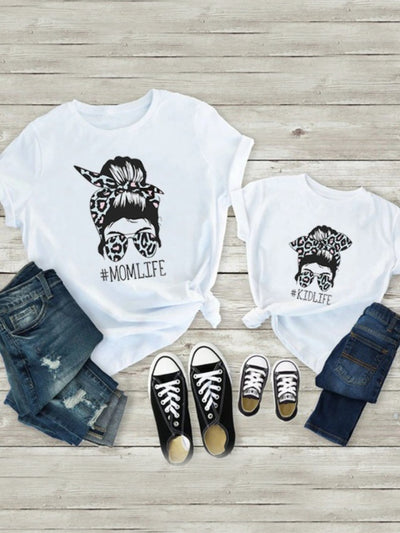 Mommy & Me Tops | Mom Life Kid Life Graphic Tees | Mia Belle Girls