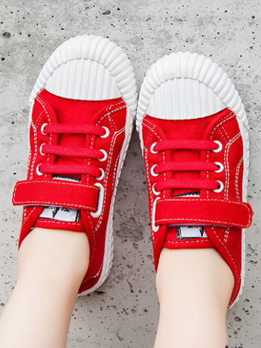 Shoes By Liv & Mia | Low Top Velcro Strap Sneakers - Mia Belle Girls