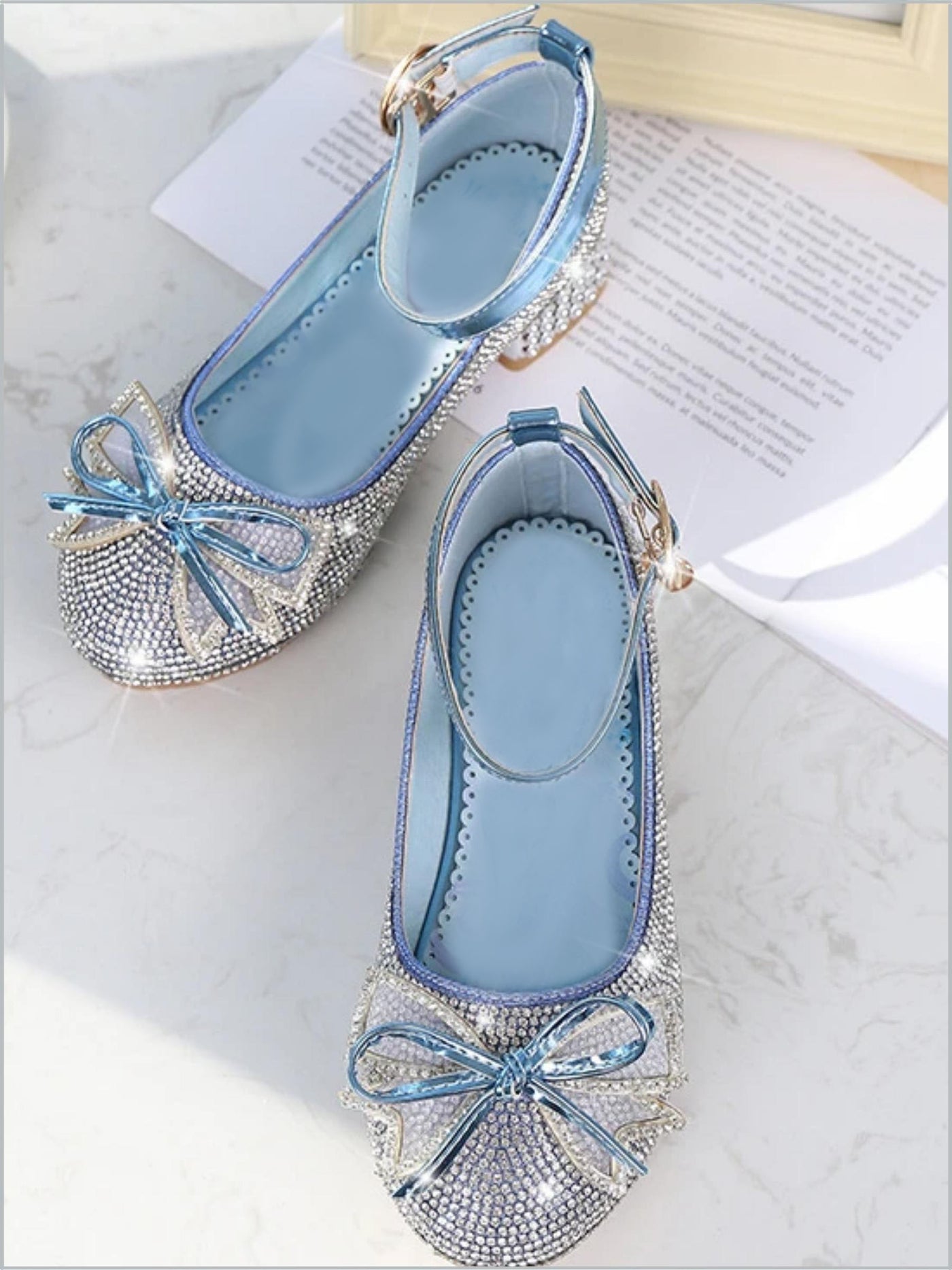 Toddler Shoes By Liv & Mia | Elsa Inspired Sparkle Princess Flats