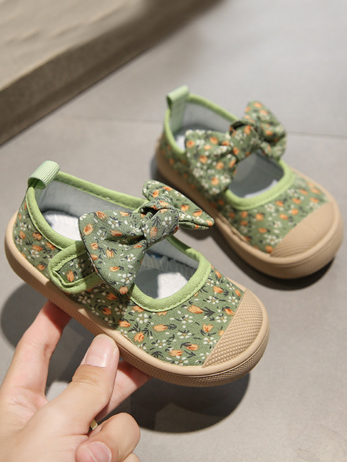 Mia Belle Girls Bowknot Mary Jane Sneakers | Back To School Shoes
