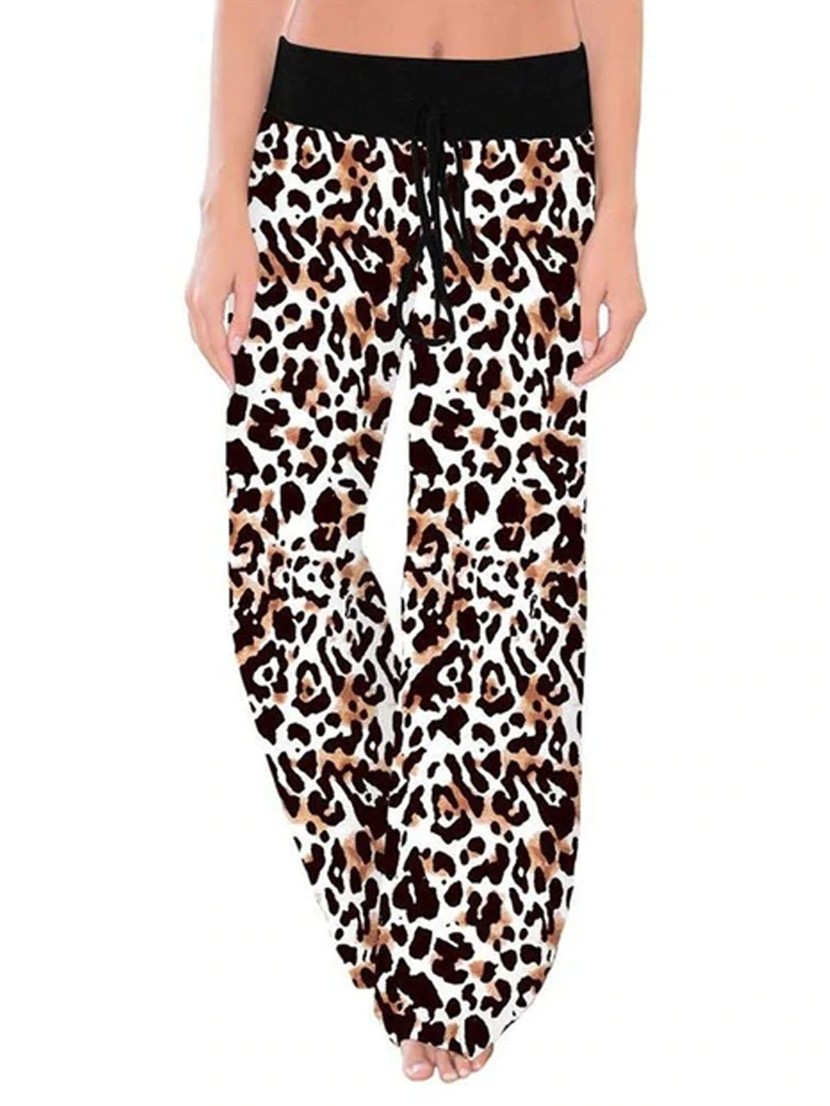 Women's Loungewear┃Cute Cheetah Print Fit Yoga Pants - Mia Belle Girls