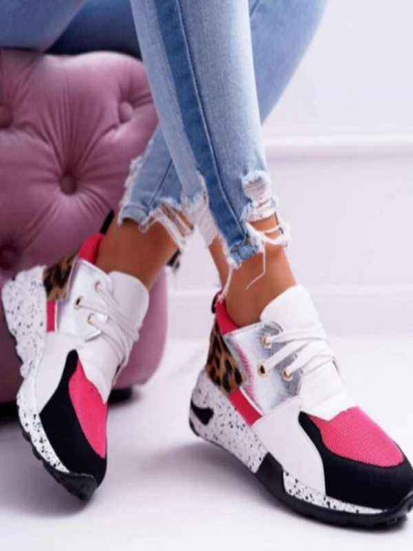 Women's Trendy Chic Platform Sneakers By Liv and Mia - Mia Belle Girls