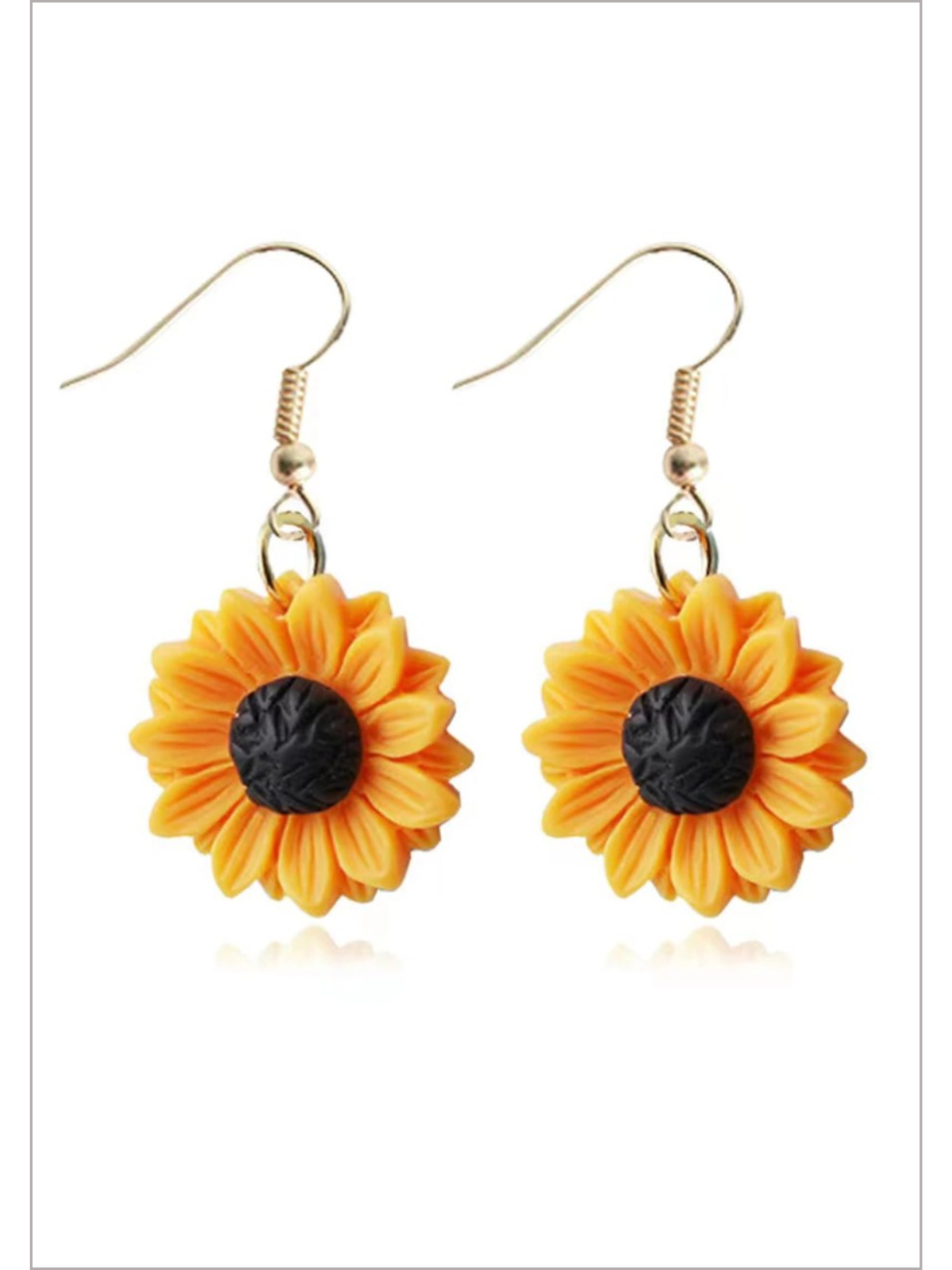 Mia Belle Girls | Sunflower Drop Earrings | Girls Accessories