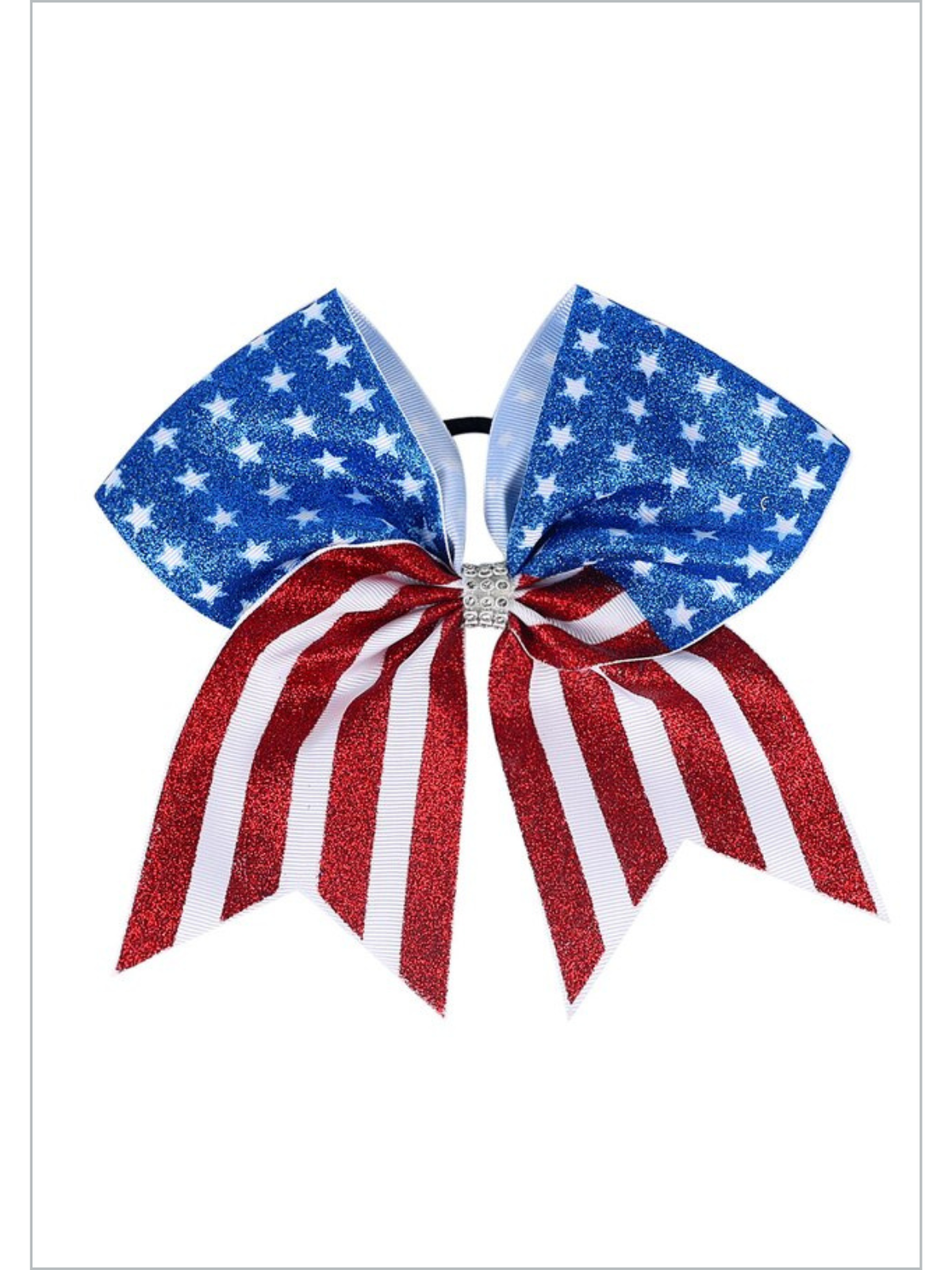 Stars and Stripes Large Bow Hair Tie