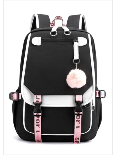 Back To School Accessories | USB Port Backpack | Mia Belle Girls