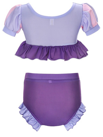 Two Piece Toddler Swimsuits | Rapunzel Inspired Two Piece Swimsuit