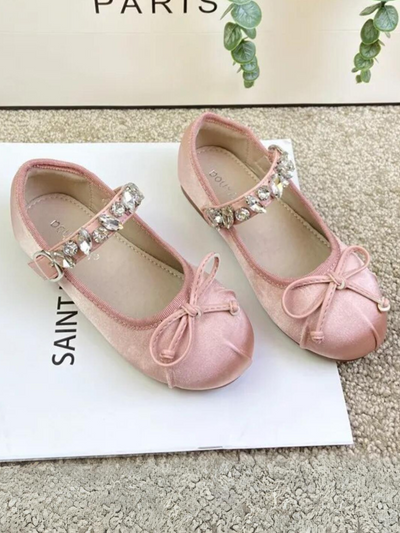 Mia Belle Girls Satin Mary Jane Shoes | Shoes By Liv & Mia