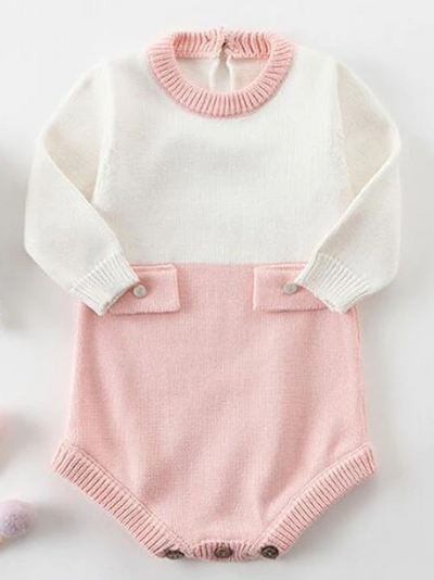 Baby Cardigan Cutie Knitted Onesie and Sweater Set
