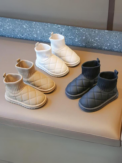 Mia Belle Girls Quilted Snow Boots | Shoes By Liv & Mia