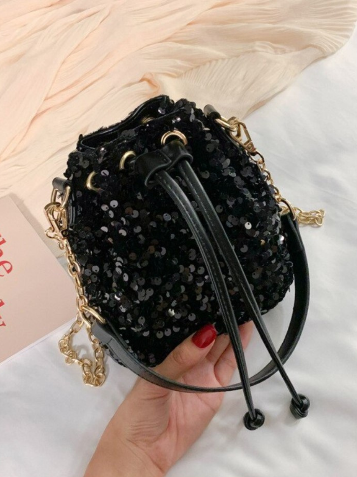 Girls Clothing Accessories | Stunning Sparkle Sequin Mini Handbag