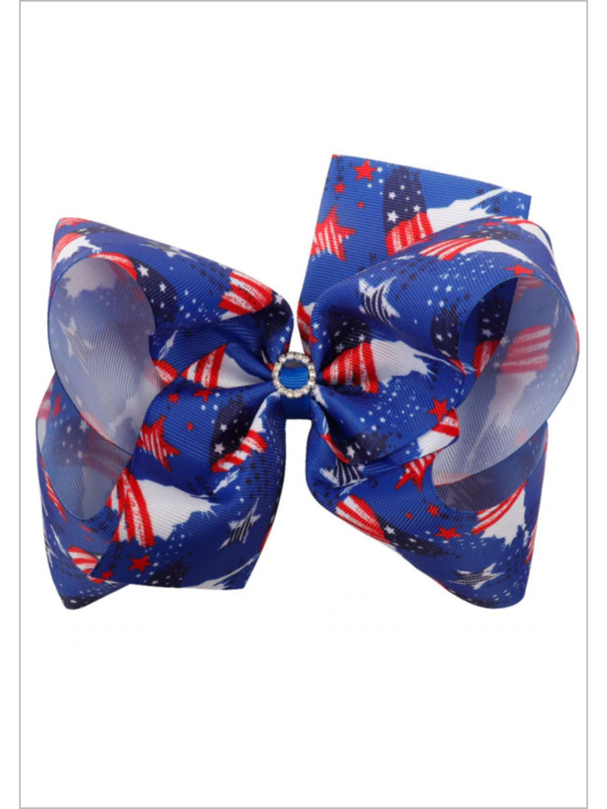 Ready For The Party Patriotic Hair Bow