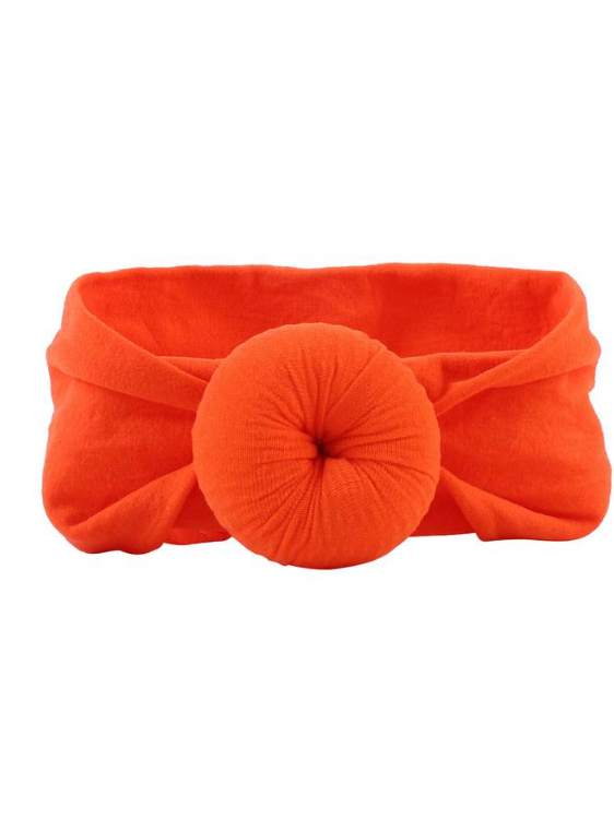 Baby Turban Headband orange