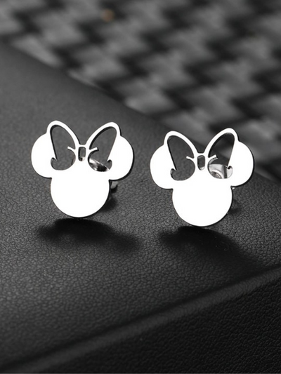 Mia Belle Girls Cartoon Mouse Stud Earrings | Girls Accessories