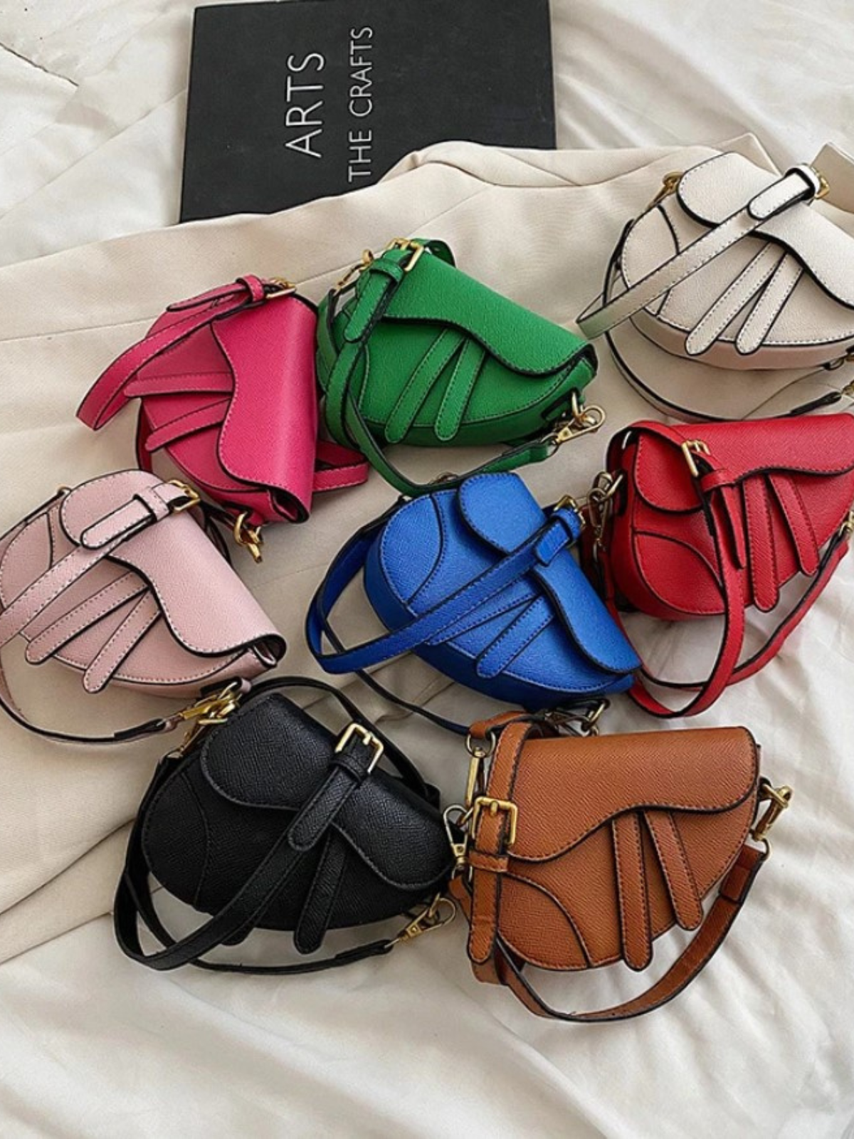 Mia Belle Girls Mini Saddle Bag | Girls Accessories
