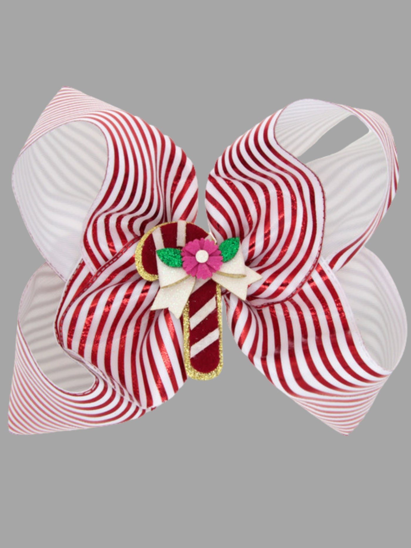 Cute Christmas Accessories | Girls Holiday Themed Five Inch Bow