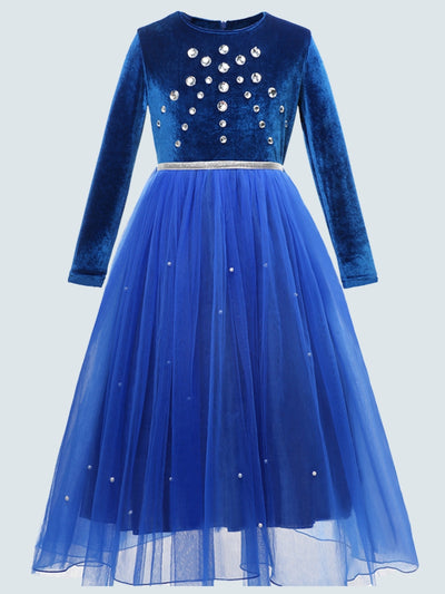 Halloween Costumes | Frozen Inspired Gown & Cape Set | Mia Belle Girls