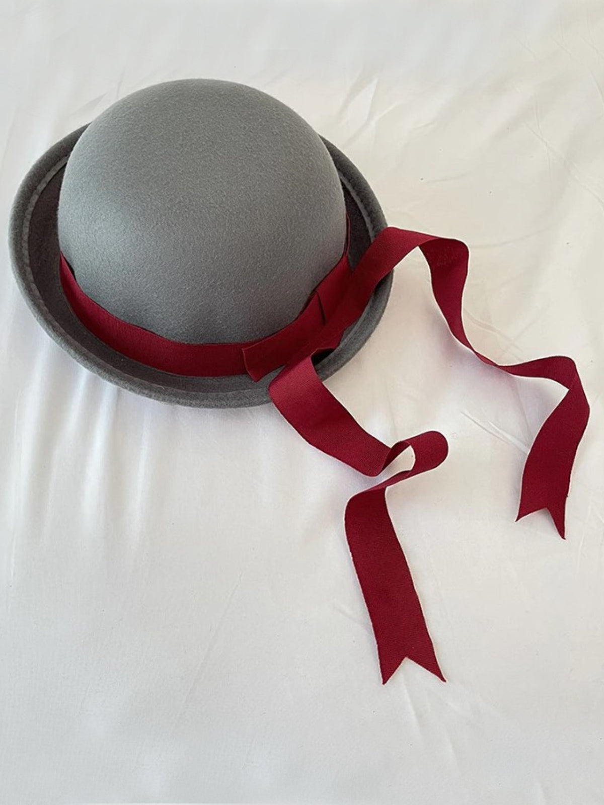 Mia Belle Girls Satin Bowknot Bowler Hat | Girls Accessories