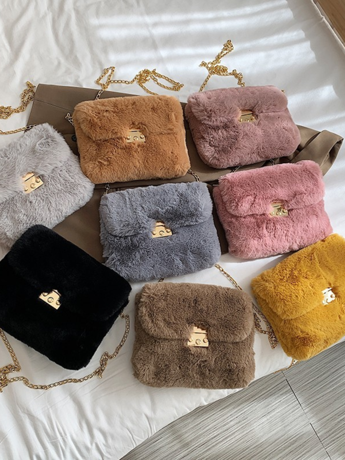 Juicy Couture | Bags | Juicy Couture Dusty Blush Fluffy Mini Tote Faux Fur  Crossbody Purse Handbag | Poshmark