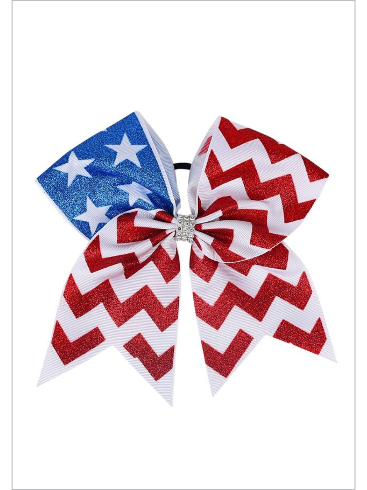 Stars And Stripes Large Bow Hair Tie