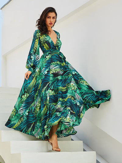 Women's Elegant Boho Maxi Dress